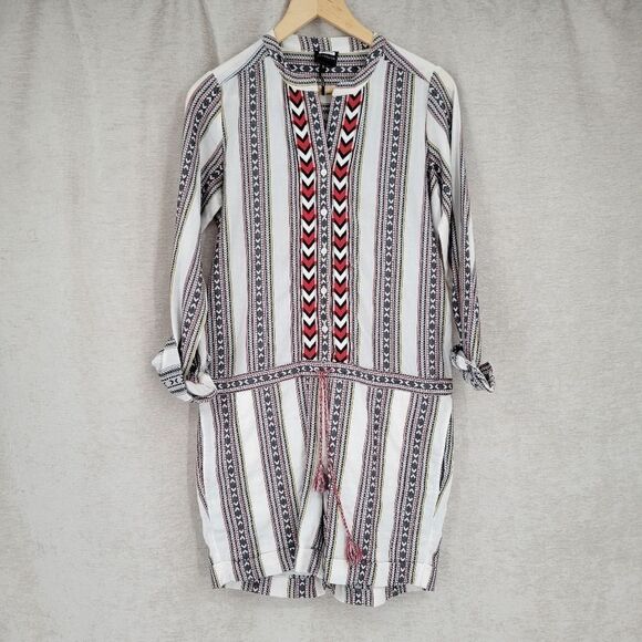 Anthropologie Berenice Embroidered Tonia Romper Women's Size XS Boho - Picture 2 of 16